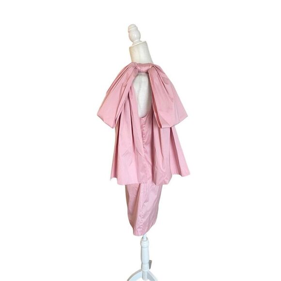 Bernadette Josselin Taffeta Bow Minidress light pink - Picture 4 of 8